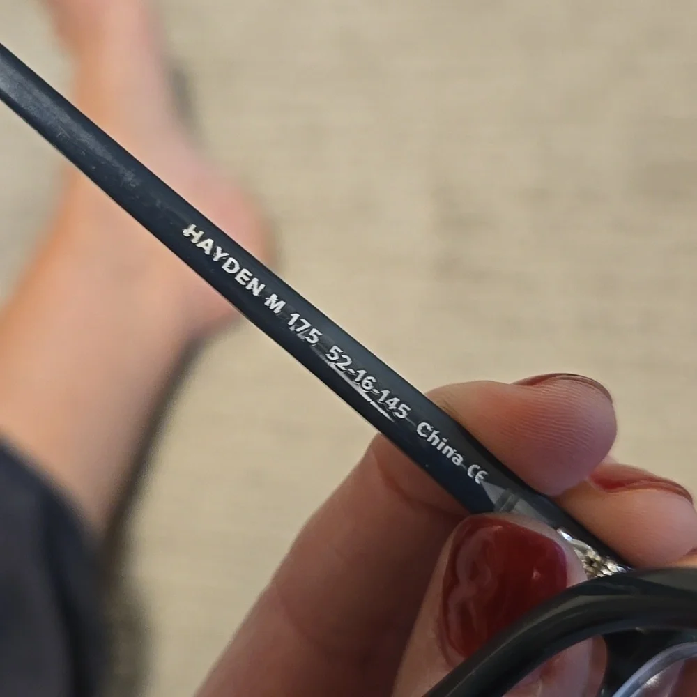 Warby Parker Hayden Glasses-Striped Pacific Medium